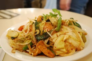Tomyum Vegetarian Fried Noodles - Mint Thai AUD9